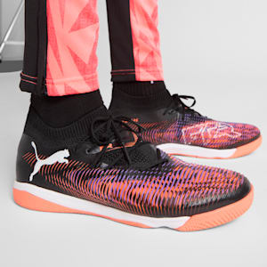 Chaussures de soccer pour l’entraînement en salle FUTURE 8 MATCH Homme, PUMA Black-PUMA White-Glowing Red, extralarge